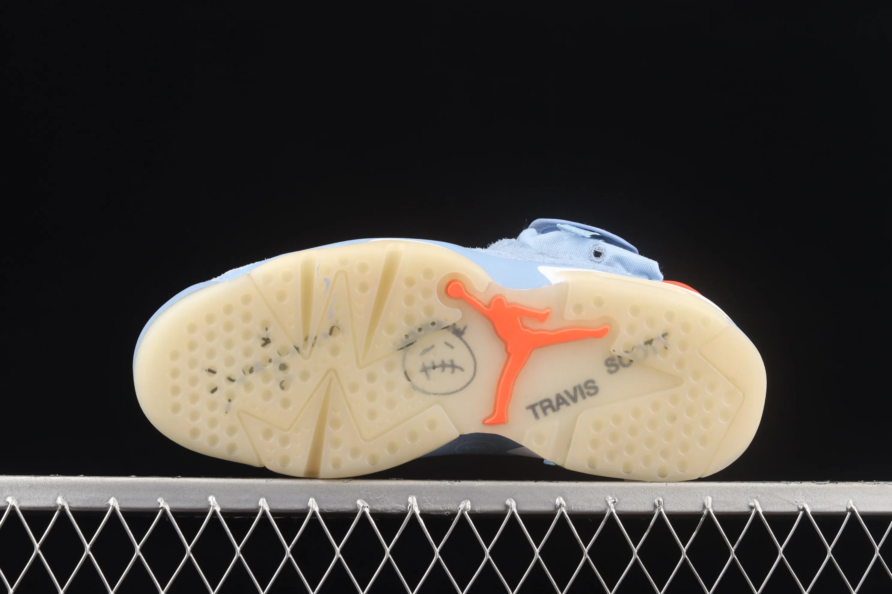 All categories Air Jordan Jordan series basketball shoes Air Jordan 6 Travis Scott x Air Jordan 6 "Cerulean" AJ6 Joe 6 joint sky blue DH0690-400
